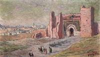 EDOUARD HERZIG PORTE BAB EL KHEMIS MEKNES
